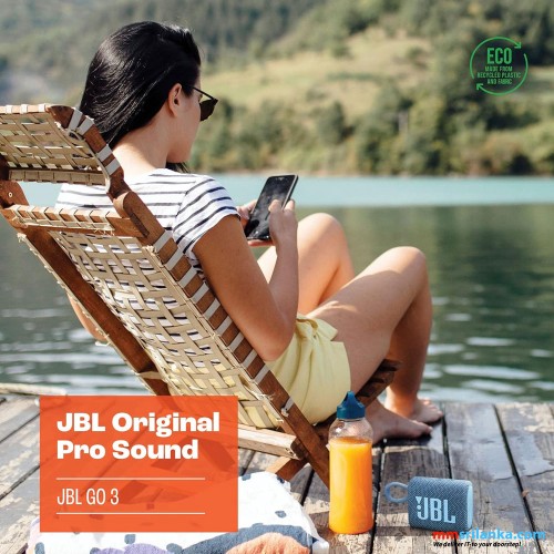 JBL Go 3 Portable Bluetooth Speaker (6M)